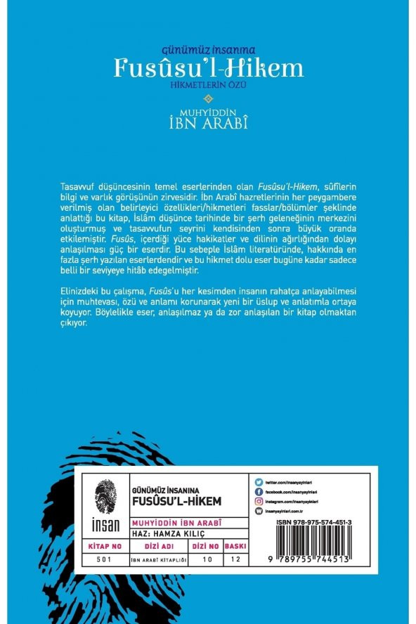 Günümüz Insanına Fususul Hikem - Ibn Arabi - 13. Baskı - Resim 2