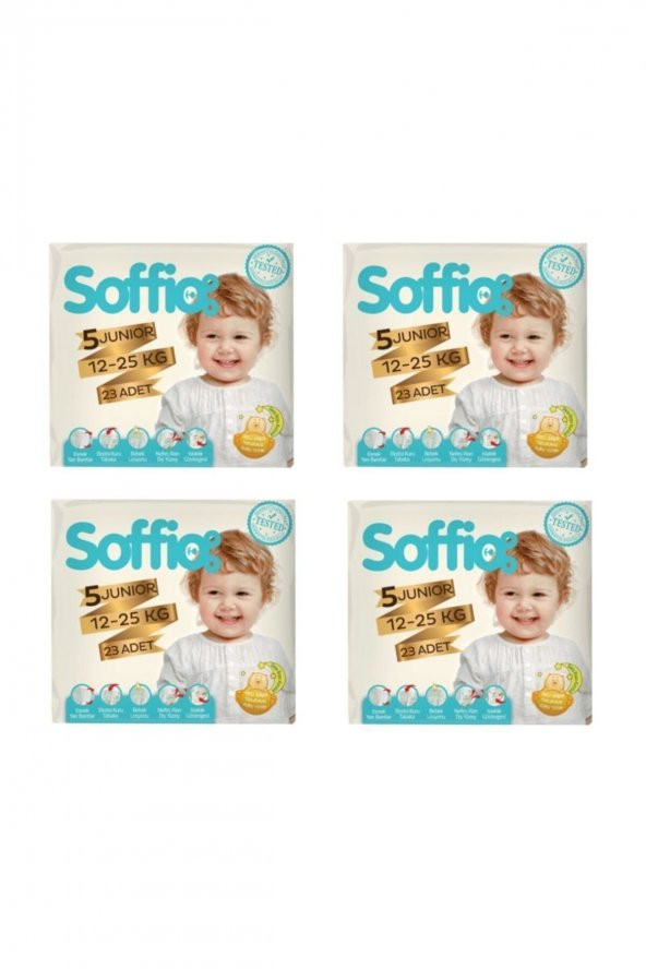 Soffio  5 Numara 11-25 Kg 23x4=92 Adet Bebek Bezi