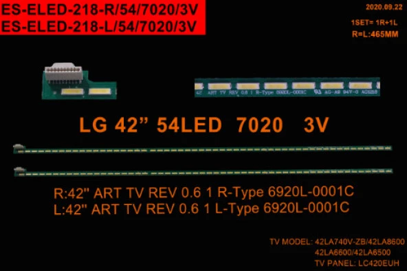 BM-5027 (2X54LED) PHİLİPS 42" B-560 46,6CM 42LA740V-ZB/42LA8600 42LA6600/42LA6500 L:42'' ART TV REV 0.6 1 L-Type 6920L-0001C NO12