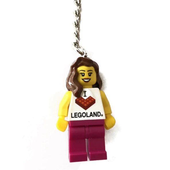 LEGO Gear 851330 I Brick LEGOLAND Key Chain (Female)
