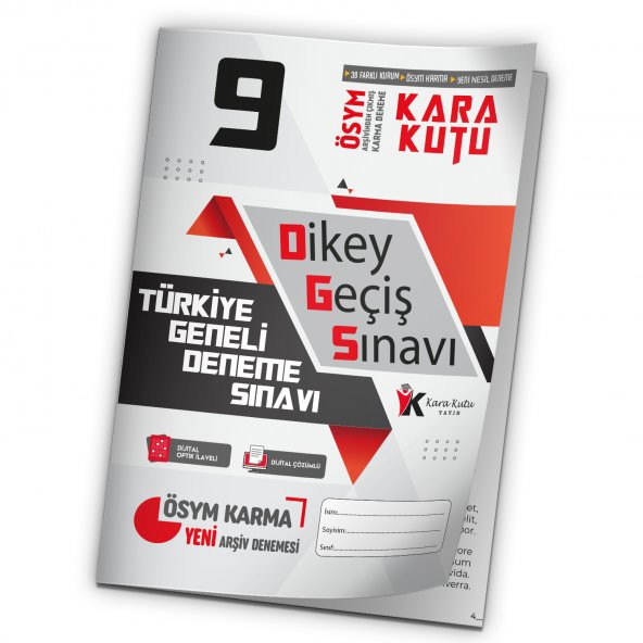 2023 DGS ÖSYM Arşivi Karma Kara Kutu Çıkmış Soru Türkiye Geneli D. Çözümlü Deneme 10/9.Kitapçık