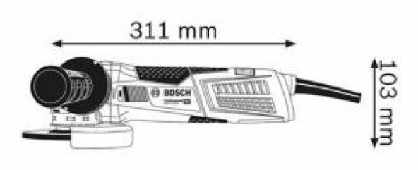 GWX 17-125 S AVUÇ TAŞLAMA (X-Lock) - 2