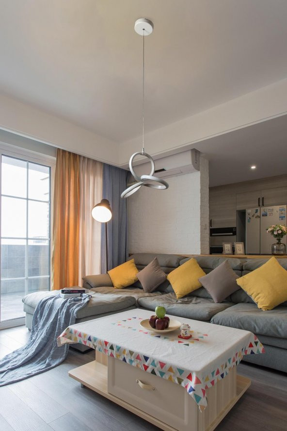 D-light Gold Ledli Avize Beyaz - 2