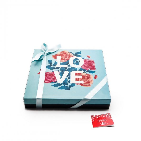 Sevgililer Günü Çikolatası Love Kutulu Madlen Çikolata 48 adet