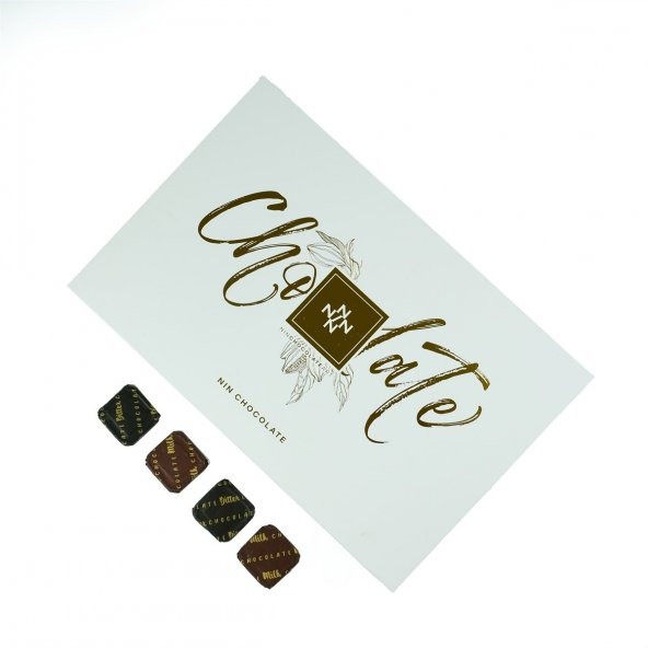 Beyaz Kutu Sargılı Madlen Çikolata 84 Adet