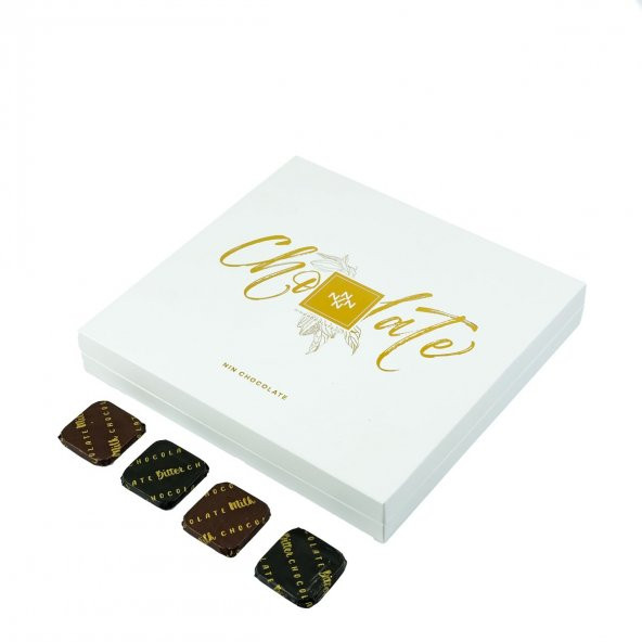 Beyaz Kutu Sargılı Madlen Çikolata 48 Adet - 6