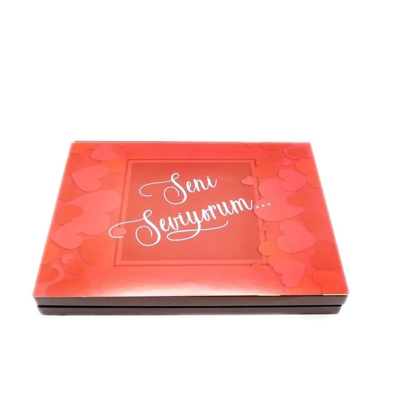 Sevgililer Günü Çikolatası Seni Seviyorum Baskılı Çikolata 42 adet - 2