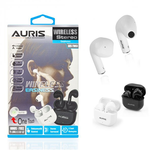 Auris ARS-TW03 Touch Airpods Bluetooth Kulaklık - Resim 2