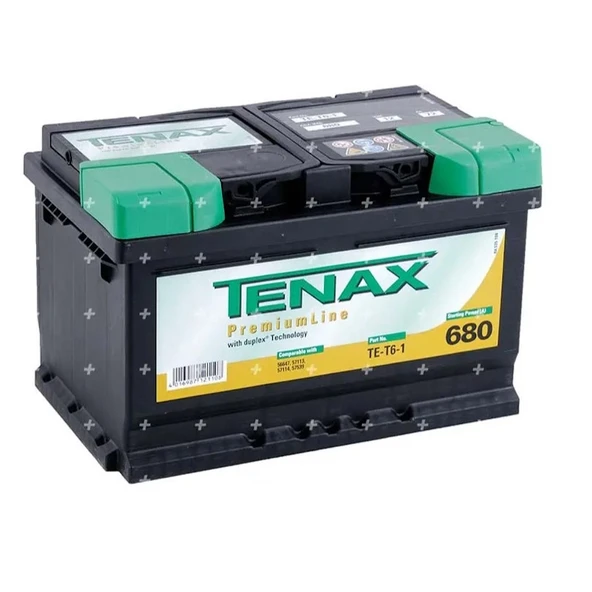 Tenax 12 V 74 Ah Amper 680A En Varta Akü Üretimi