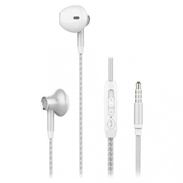 SNOPY SN-X24 BEYAZ KULAK İÇİ MİKROFONLU KULAKLIK