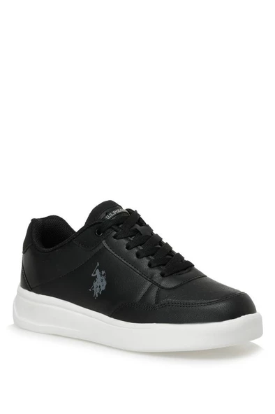 U.S Polo Assn. ELTA 3FX Unisex Sneaker Ayakkabı Siyah 36-40 - 3