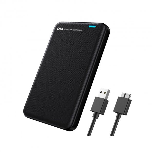 DM HD001 2.5" inch USB 3.0 Sata 3 Harici SSD Harddisk HDD Kutusu - 1