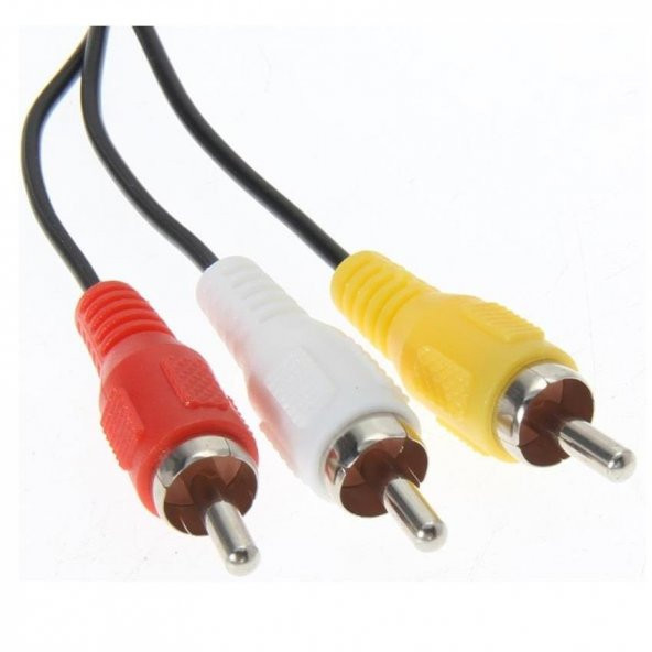 Ps2 Av Lcd Tv 3Rca Scart Lale Bağlantı Kablosu - 3