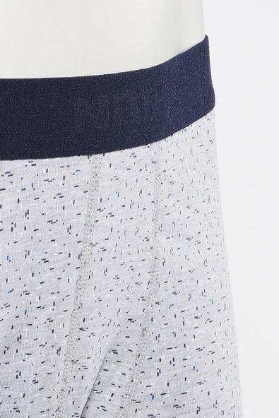 Gri Çizgi Desen Boxer - 2