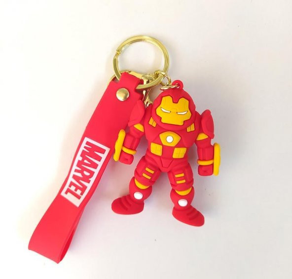 Anahtarlık Avengers Marvel Ironman Silikon Anahtarlık Çanta Süsü Karakter Figür Oyuncak Aksesuar ürün görseli