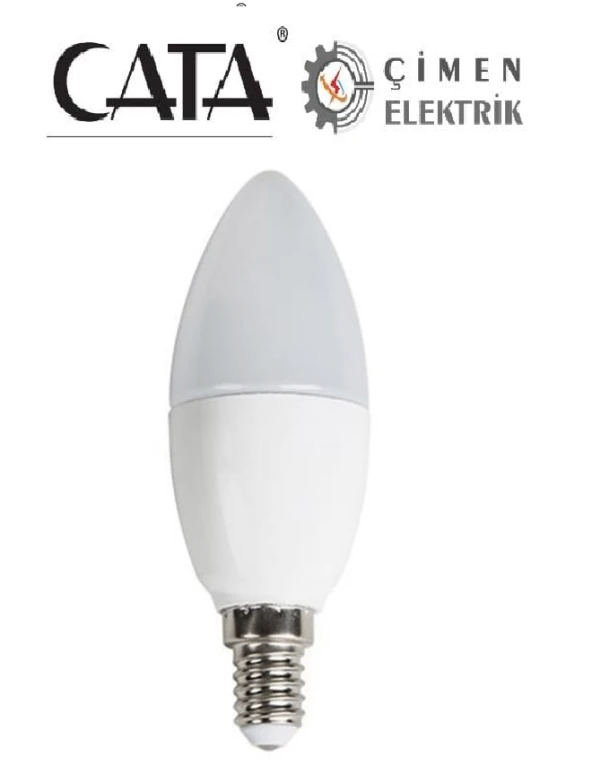 3 ADET  CATA CT 4083 8W Buji Led Ampül 3200K Gün Işığı