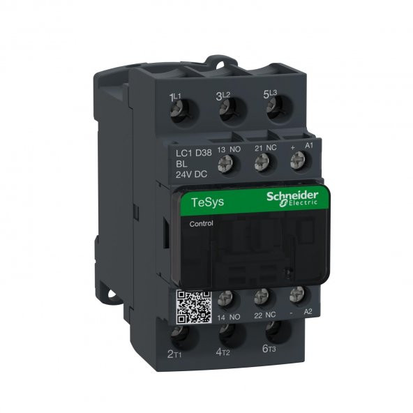 Schneider,38A Tesys D Kontaktör DC BOBIN,LC1D38BL