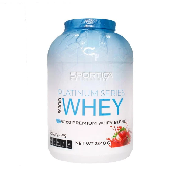 Sportica Nutrition Whey Protein Platinium Series 2340 Gr Çilek