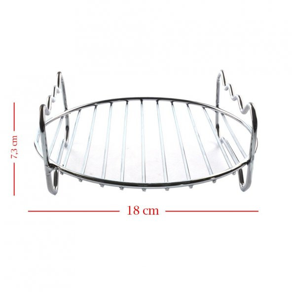 Air Pro Cook XL Airfryer Fritöz Yuvarlak Izgara Teli, Karaca - Resim 3