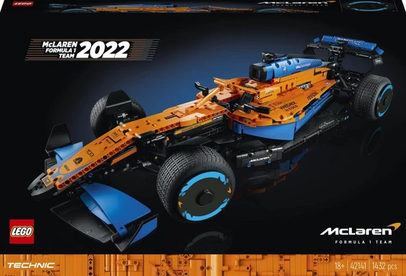 LEGO® Technic McLaren Formula 1™ Yarış Arabası 42141 - Araba Seven Yetişkinler İçin Model Yapım Seti (1432 Parça) - 2