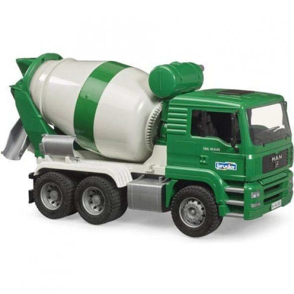 Bruder Man Tga Beton Mikser Yeşil BR02739 Lisanslı Ürün - 2