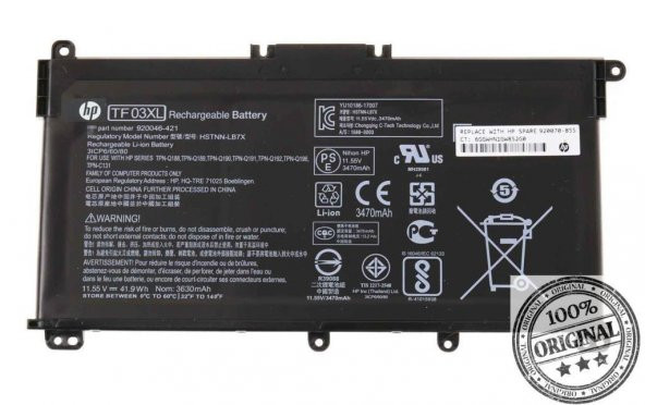 HP L11421-421, L11421-422 Batarya A+++ Pil