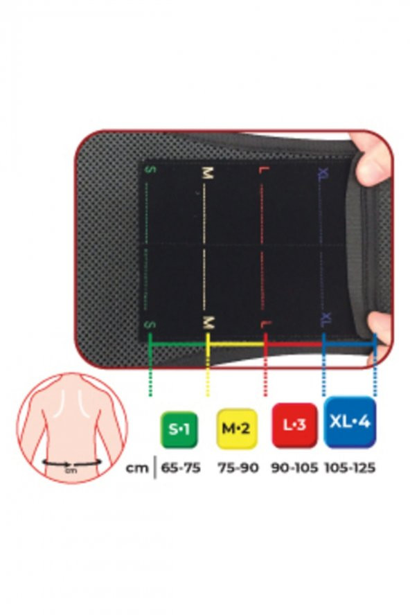 Lumbosakral İpli Ayarlı Destekli Korse Pro Sacro-Plus Variteks 181 - 3