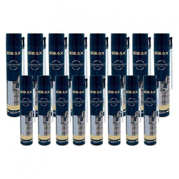 SİBAX POLİÜRETAN KÖPÜK 600GR - 16 ADET