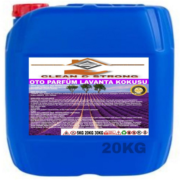 OTO PARFÜM LAVANTA KOKUSU 20KG
