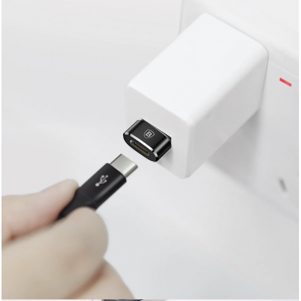 Baseus Type-c den USB ye Çevirici Dönüştürücü Adaptör Siyah - Resim 7
