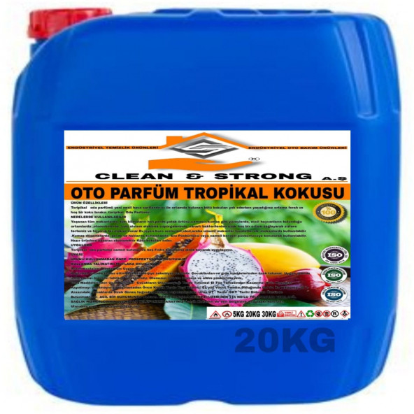 OTO PARFÜM TROPİKAL KOKUSU 20KG