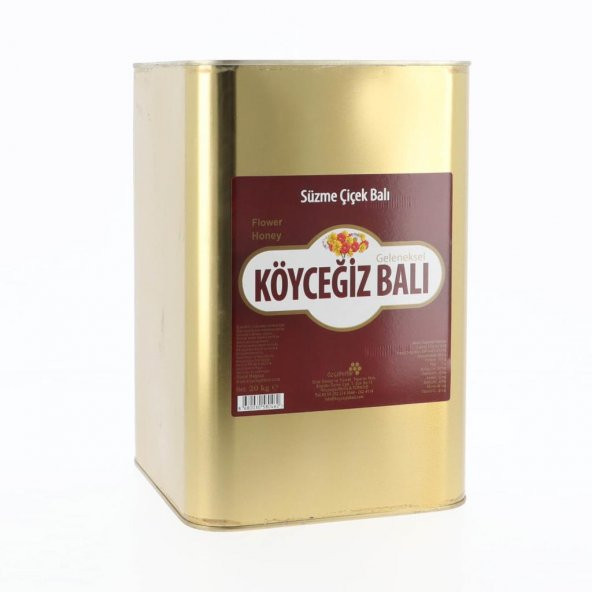 Kb Köyceğiz Balı Çiçek Balı 15 Kg Teneke