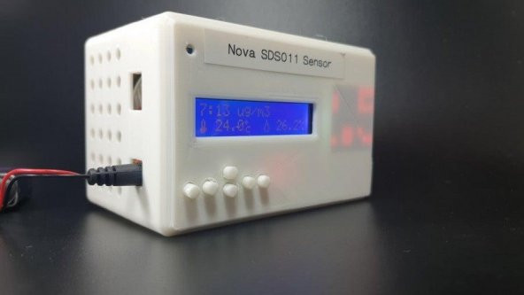 A2 :: [Hava Kalitesi] ::: Arduino Uno & Lcd Keyapb Kapi Kapali Nova Sds 011 Ve Dht22 Plastik Aparat - 2