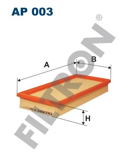 (FILTRONAP003)HAVA FİLTRESİ AUDI 80 (80/82/81/85. B1+B2) 1.6 110HP 01/76-07/78