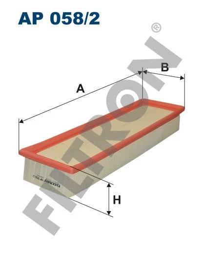 (FILTRONAP058/2)HAVA FİLTRESİ P206 98=> P307 03=> 1.4i-1.4-1.4 16V-C4 04=> 1.4 16V (C3671)