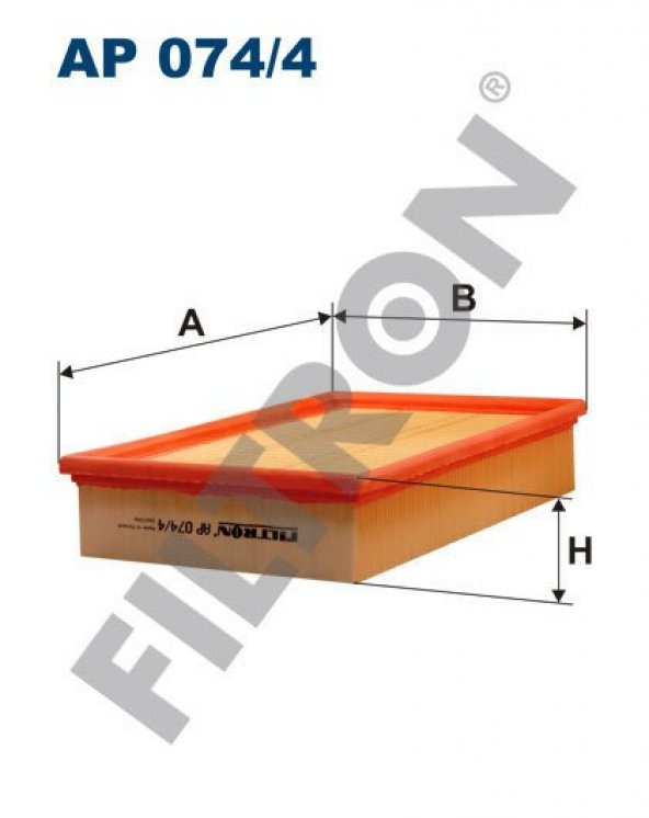 (FILTRONAP074/4)HAVA FİLTRESİ VOLVO S40 1.6 1.8 2.0 (04-2012) FOCUS II CMAX (03-2012) (BENZİNLİ ARAÇLAR İÇİN)