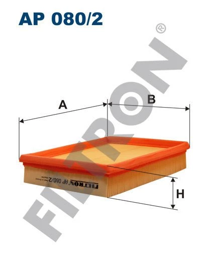 (FILTRONAP080/2)HAVA FİLTRESİ P206 1.1-1.1i-1.4-1.4i-1.6-1.6 1.6 16V (98-)- XSARA 1.4i-1.6 16V