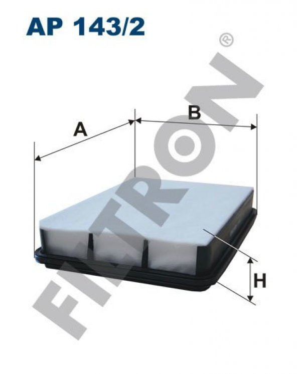 (FILTRONAP143/2)HAVA FİLTRESİ TOYOTA LAND CRUİSER 3.0 D-4D 173HP 03/10-