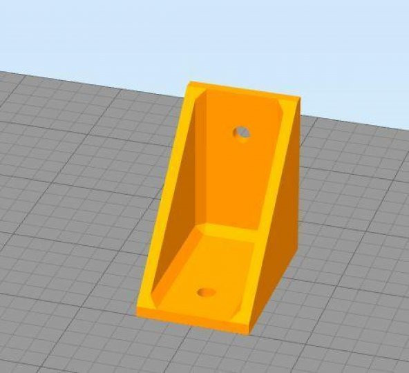 4Mm Vida Deliği İle Büyük L-Braket Plastik Aparat - 2