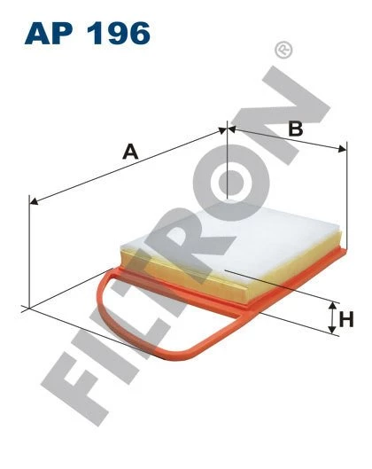 (FILTRONAP196)HAVA FİLTRESİ PARTNER-BERLINGO 10>P206-P207-P308 07> C3-C4-C5 10> 1.6HDI