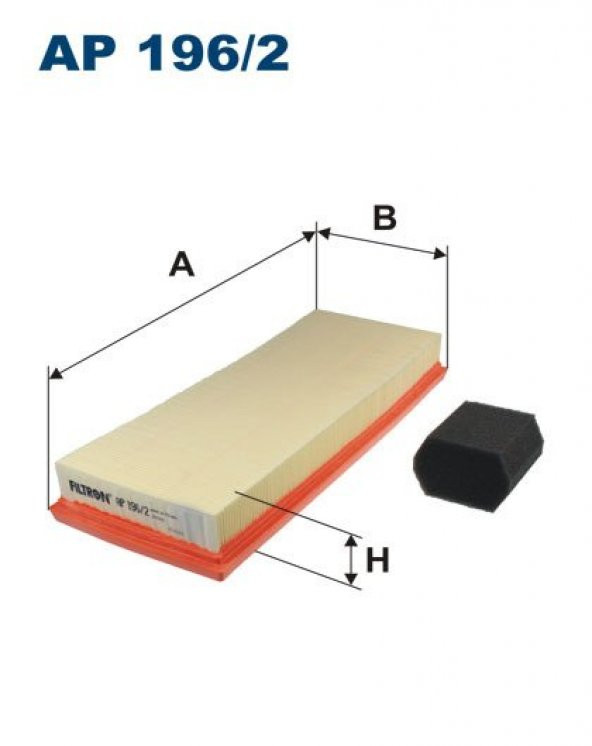 (FILTRONAP196/2)HAVA FİLTRESİ P308 II-P5008-P208-C3-C4-DS3-DS4-BERLINGO-PARTNER TEPEE 1.2 thp Puretech 13=>
