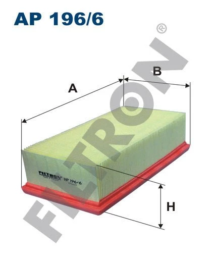 (FILTRONAP196/6)HAVA FİLTRESİ P208-P301-P2008-P308 II 1.2 VTİ 13=>