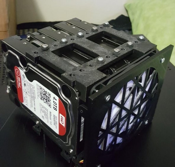 Çok Diskli Sürücü Tutucu - Disk Bay - 5.25 Plastik Aparat - 1