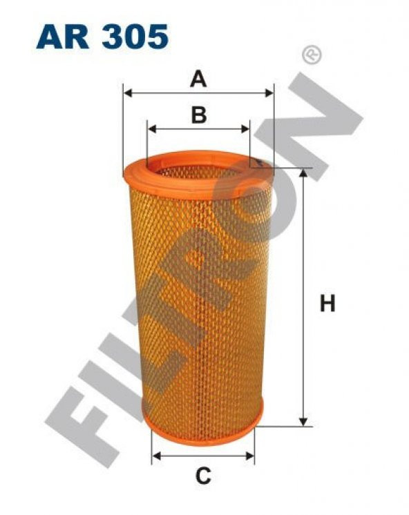 (FILTRONAR305)HAVA FİLTRESİ RENAULT R19 1.7 GTX.TXE 90HP (89-92)