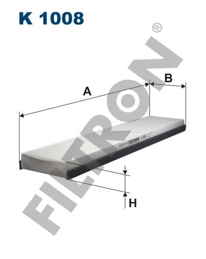 (FILTRONK1008)KABİN FİLTRESİ FORD MONDEO I (BNP/GBP) 1.6İ 16V 90HP 02/93-08/96