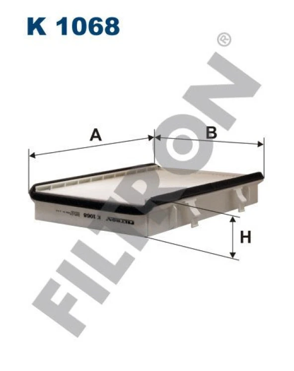 (FILTRONK1068)KABİN FİLTRESİ VW PASSAT (3A2/5. 35I) 1.8 90HP 02/88-05/97