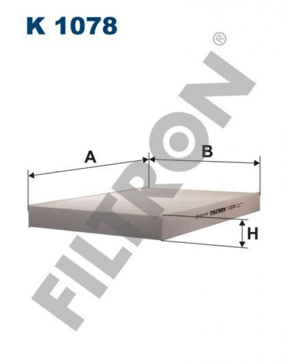 (FILTRONK1078)POLEN FİLTRESİ A4-A6 1.8-1.8T-2.0-2.0TDI-2.4-2.5TDI-2.7TDI-3.0-3.2- SEAT EXEO