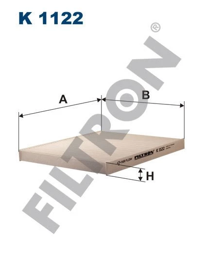 (FILTRONK1122)POLEN FİLTRESİ PANDA II 1.1-1.2-1.3 JTD 03=> KA II 08=> 500C 1.3D 09=>