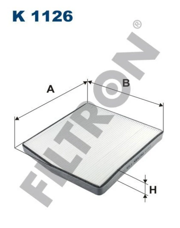 (FILTRONK1126)POLEN FİLTRESİ VOLVO S60 (2001-2010) S80 (98-06) V70 (99-07) XC70 (2002-2007) XC90 (2002-2014)