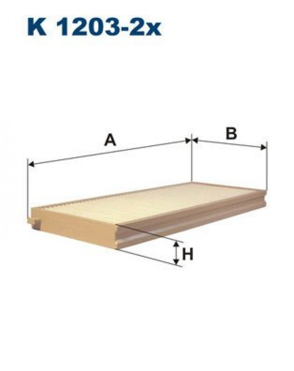(FILTRONK1203-2X)KABİN FİLTRESİ KİA CARENS